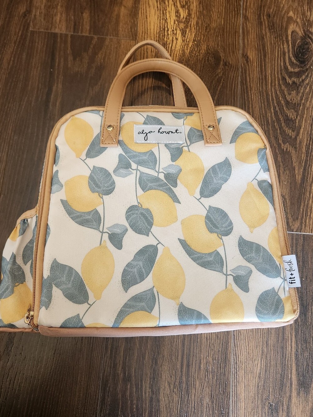 Fit + Fresh Lemon Print Lunch Bag
